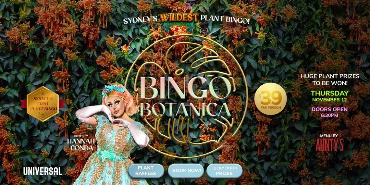 BINGO BOTANICA Thu 12 Nov
