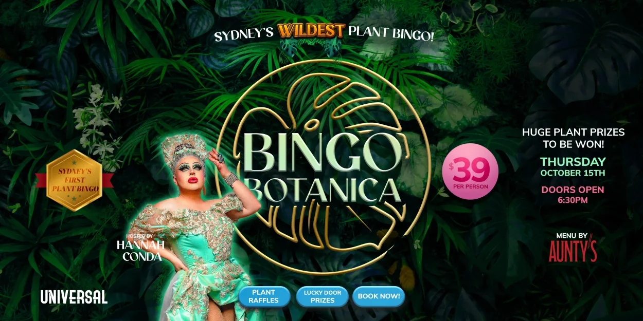 BINGO BOTANICA Thu 15 Oct