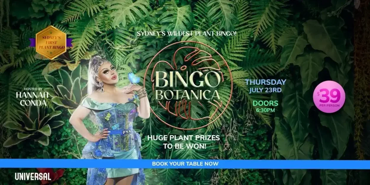 BINGO BOTANICA Thu 23 July