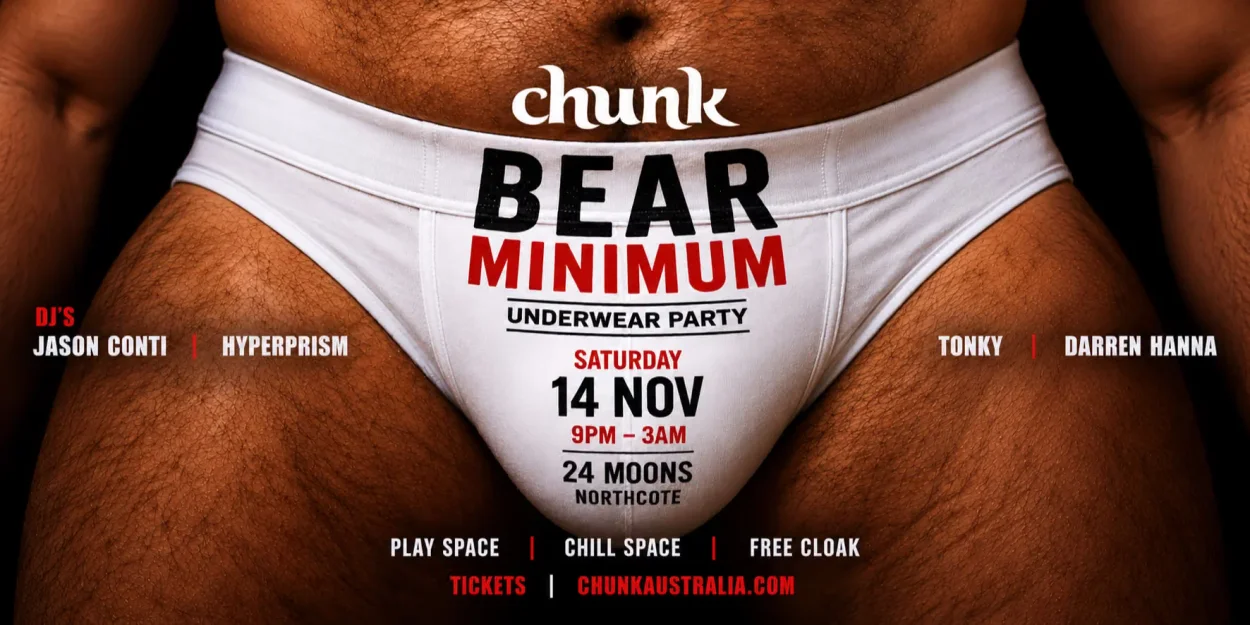 CHUNK: BEAR MINIMUM UNDERWEAR PARTY