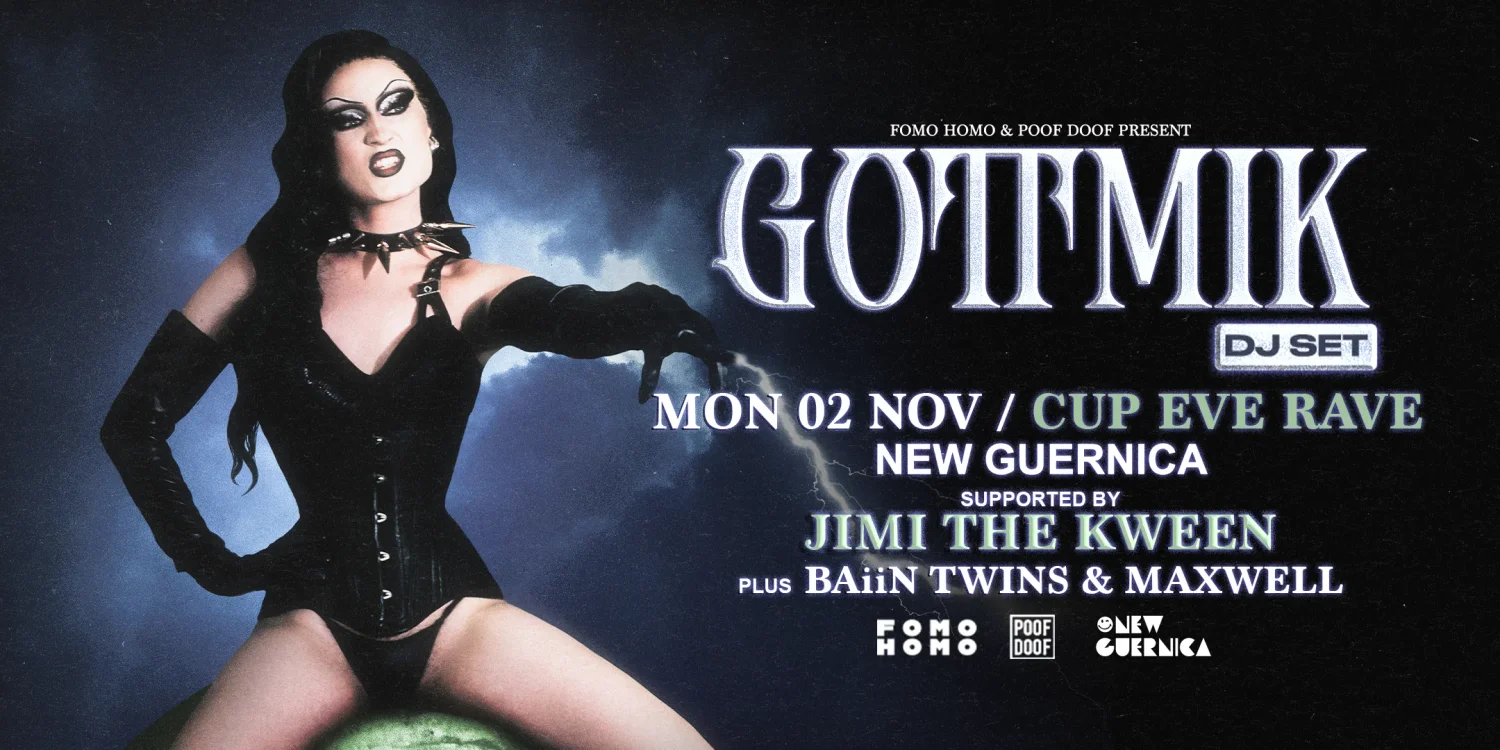 Cup Eve Rave ft. Gottmik (DJ Set) - Mon 2nd November