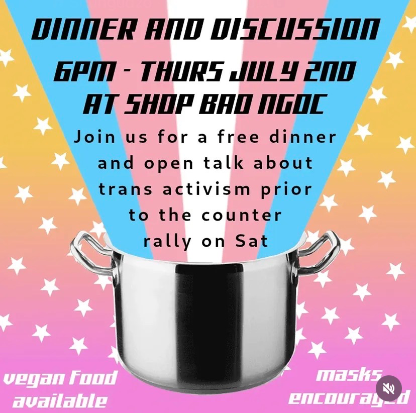 Dinner and Discussion: Trans Activism