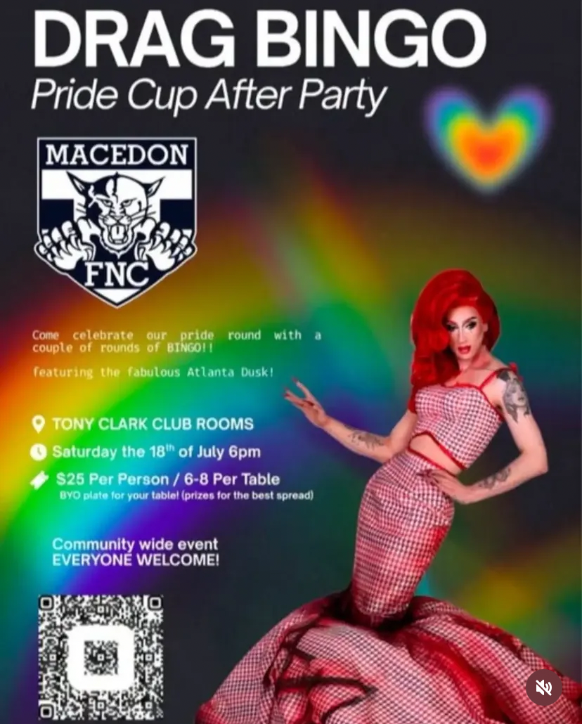 Drag Bingo Pride Cup After Party
