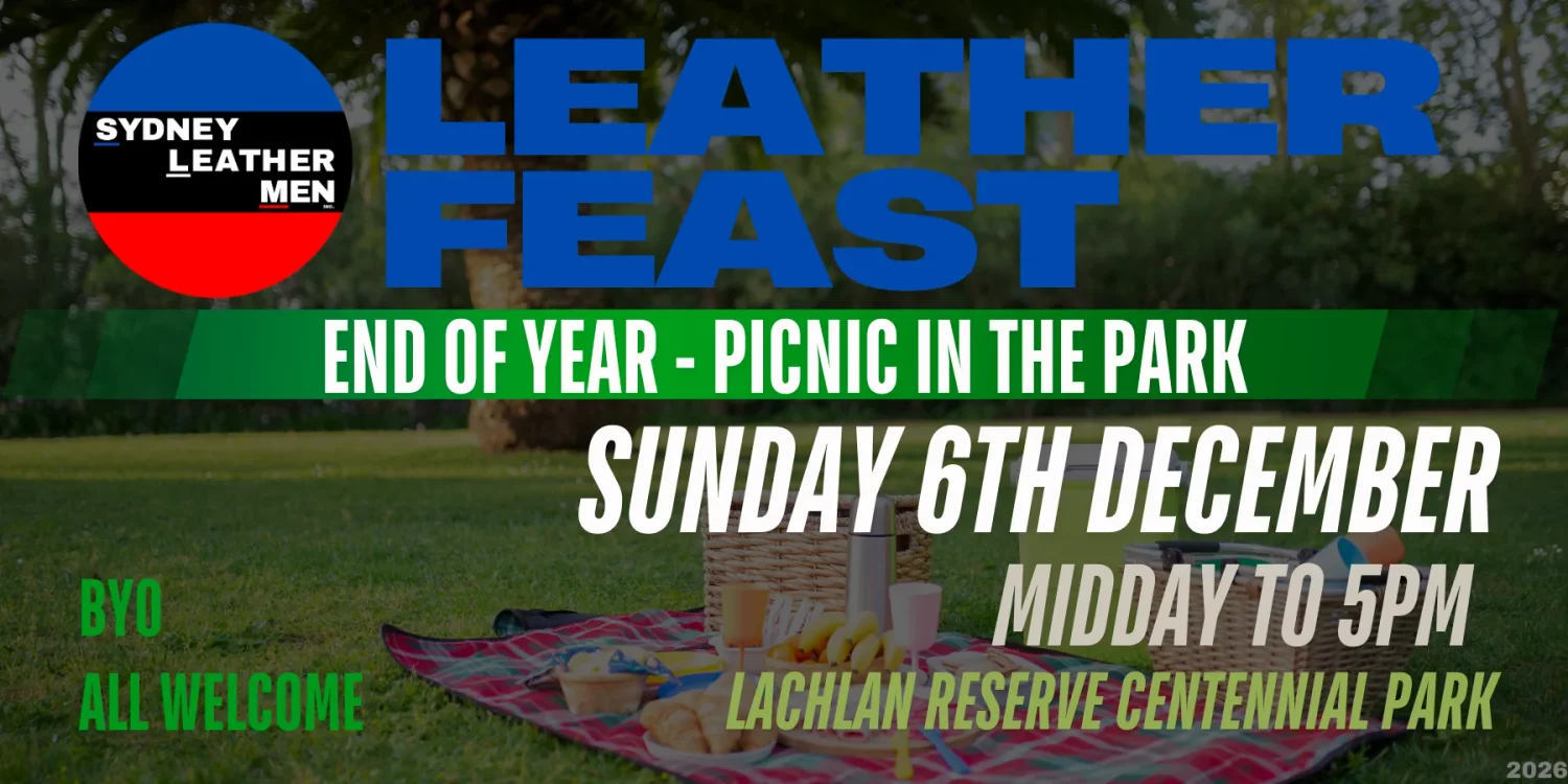 End of Year Leather Feast – Picnic In The Park