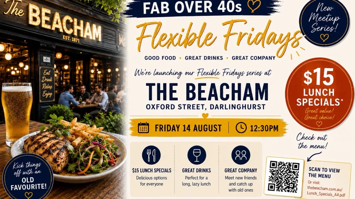 Flexible Fridays Lunch Launch at The Beacham