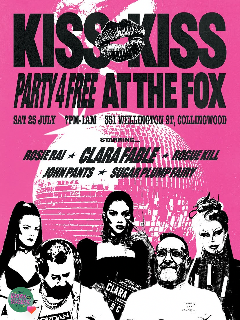 KISS KISS: Party4Free at The Fox
