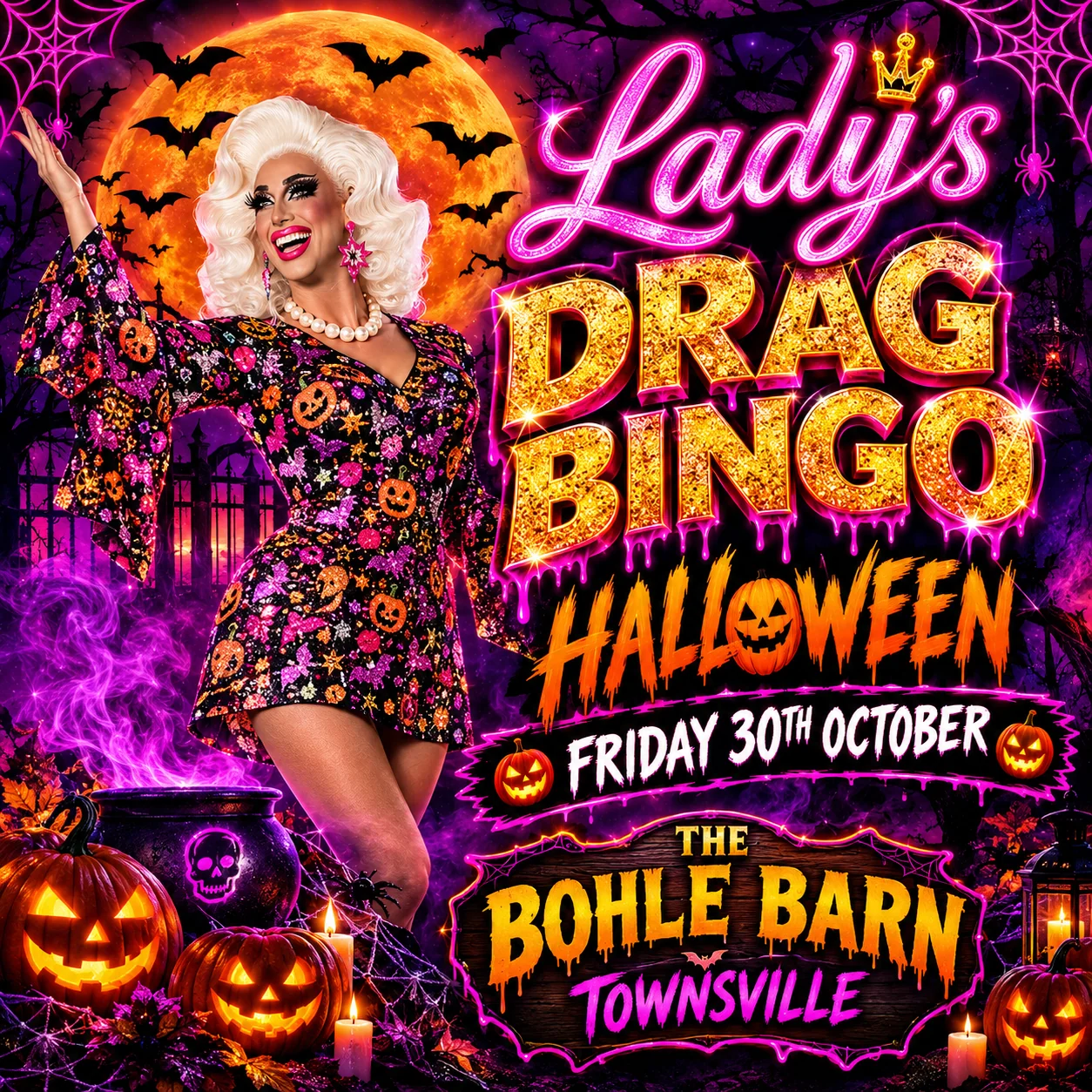 Lady’s Drag Halloween Bingo