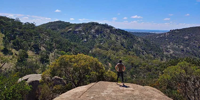 Lerderderg Gorge from Mackenzies Flat