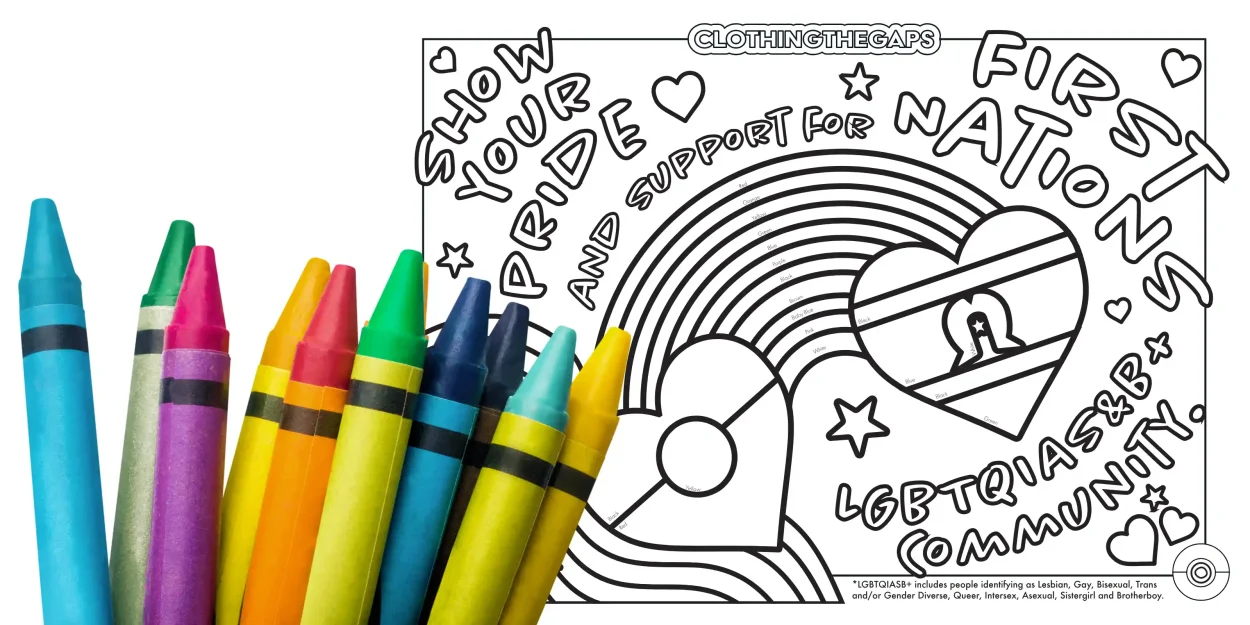 Little Rainbows Colour for NAIDOC