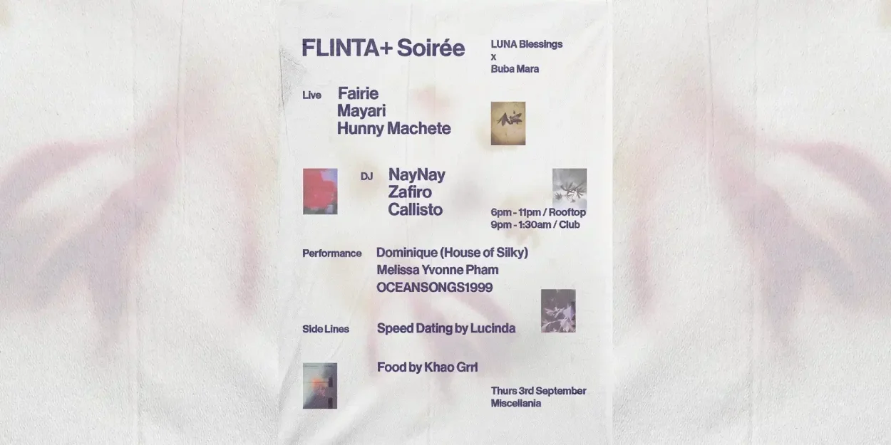 LUNA Blessings x Buba Mara: FLINTA+ Soirée & Meet Cute