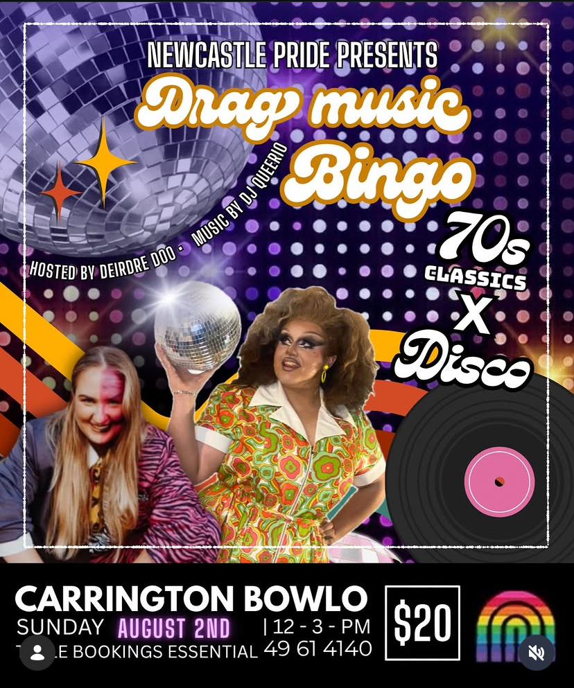 Newcastle Pride: Drag Music Bingo