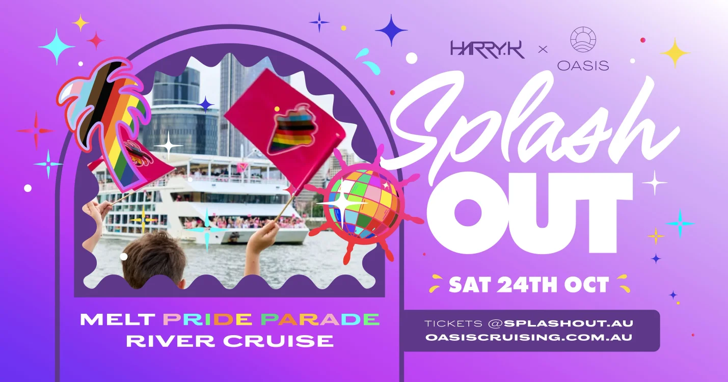 OASIS x Harry K - SPLASH OUT – Float & Flaunt, The MELT Parade Cruise