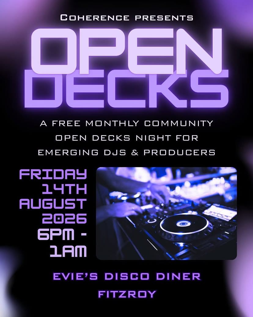 Open Decks at Evie’s Disco Diner
