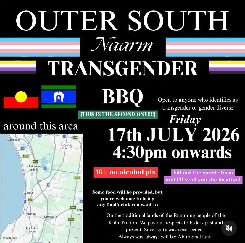Outer South Naarm Transgender BBQ