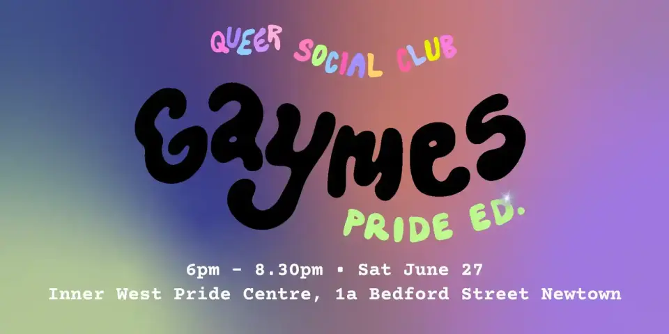 Queer Social Club June 2026: Gaymes - Pride Ed.