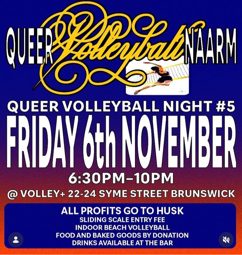 Queer Volleyball #5 for HUSK