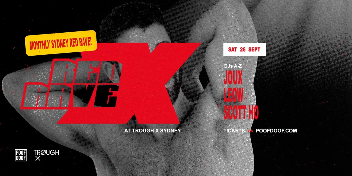 Red Rave X Sydney - Sat 26th September