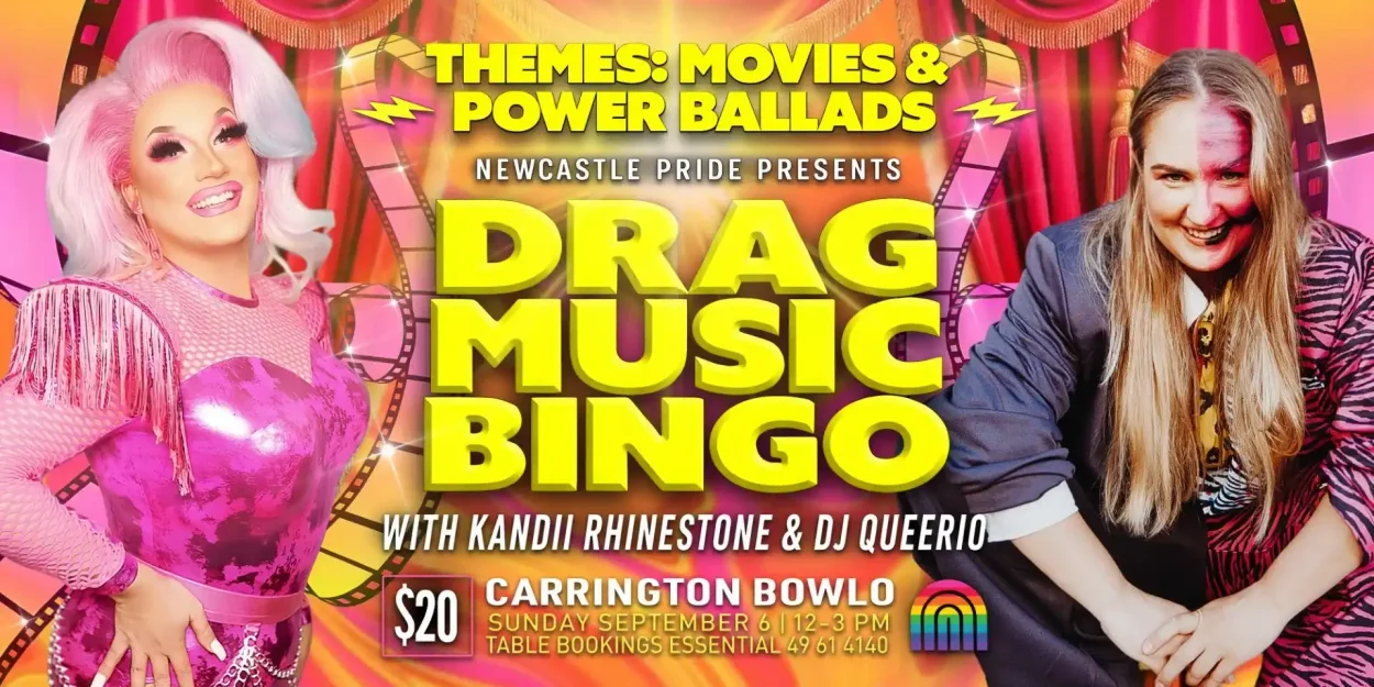 September Drag Music Bingo (Movies and Power Ballad’s)
