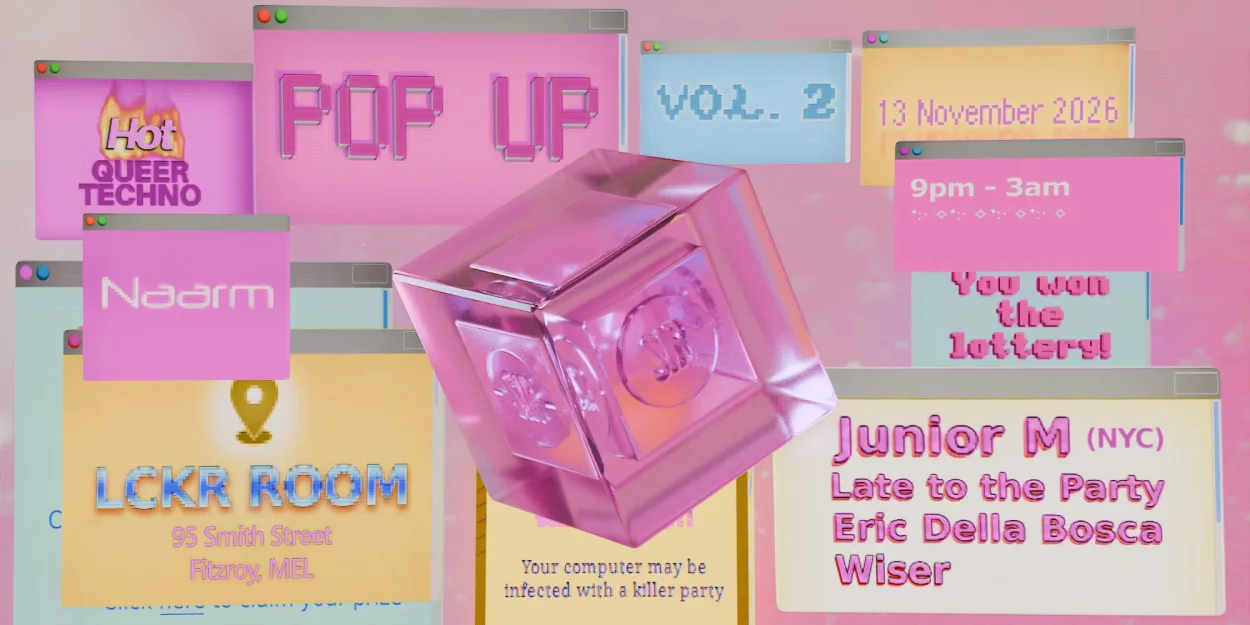 SIR presents POP-UP! 💗🔊🖤 (feat. Junior M, NYC) Naarm/MEL