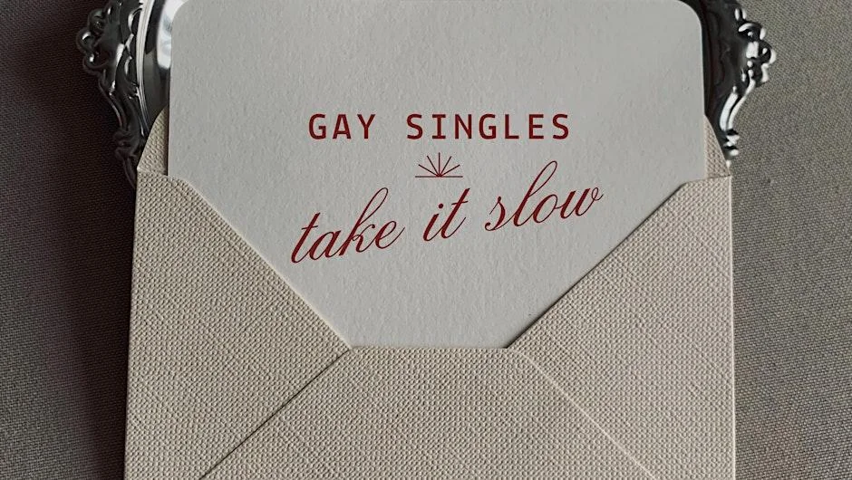 [Sold Out] Gay Singles, Take It Slow
