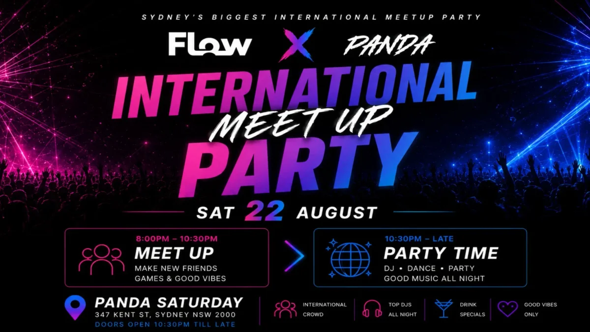 Sydney's Biggest International Meetup 🌏🎉