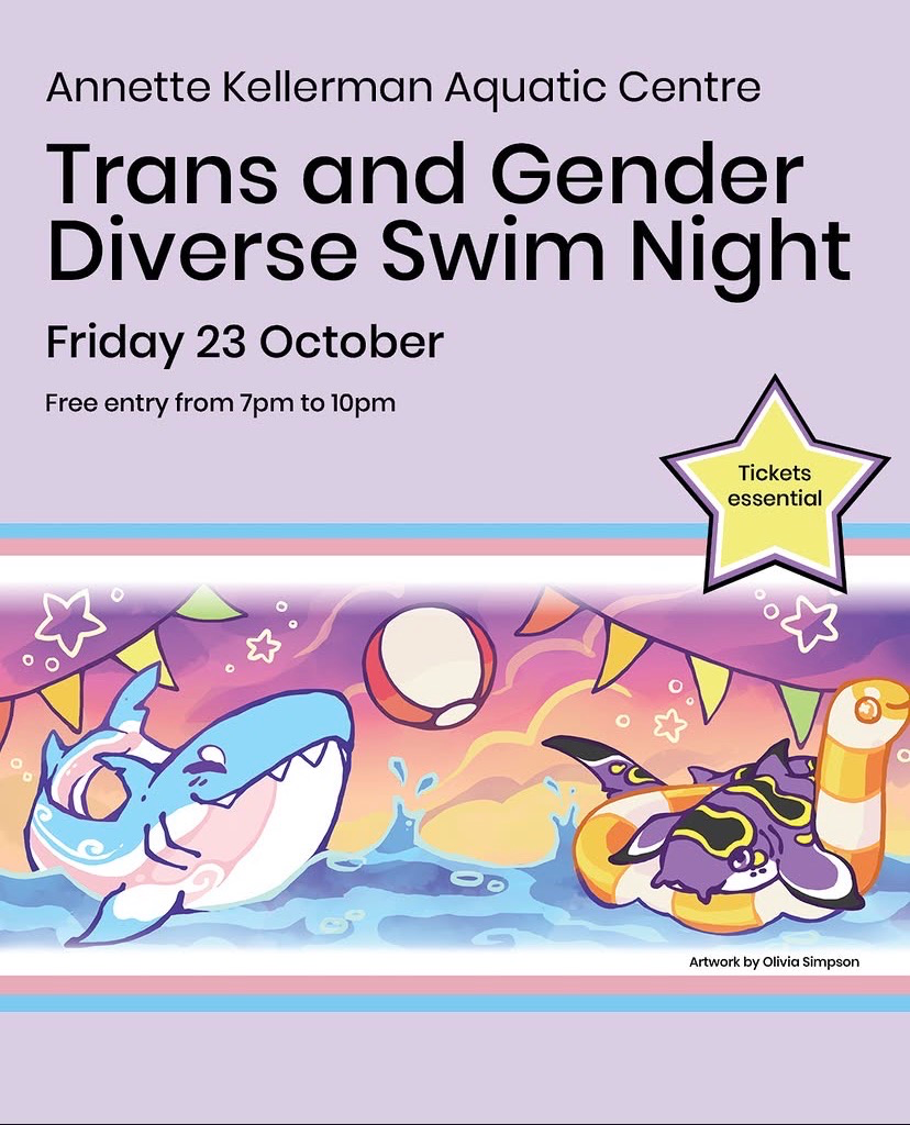 Trans and Gender Diverse Swim Night