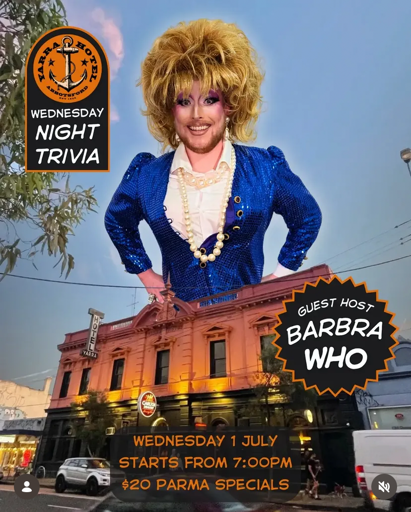 Wednesday Night Trivia with Barbra Who